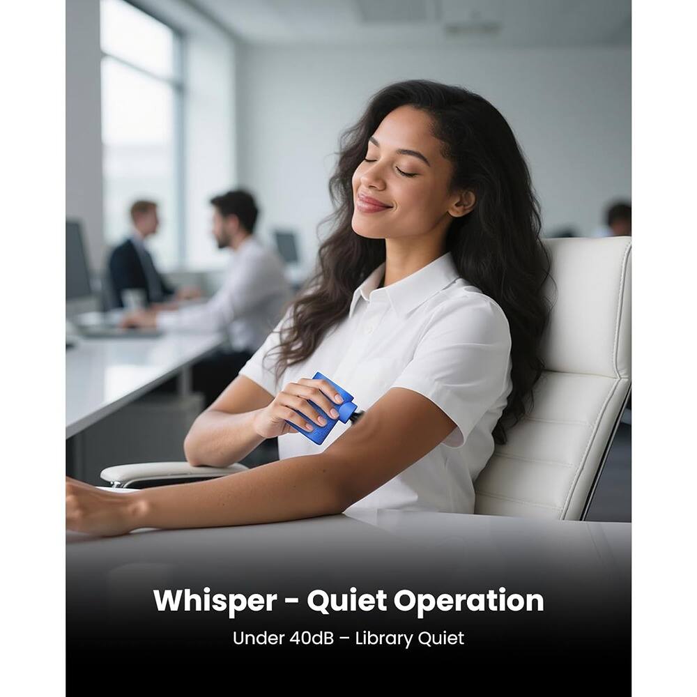 Whisper - Quiet Operation  
Under 40dB - Library Quiet