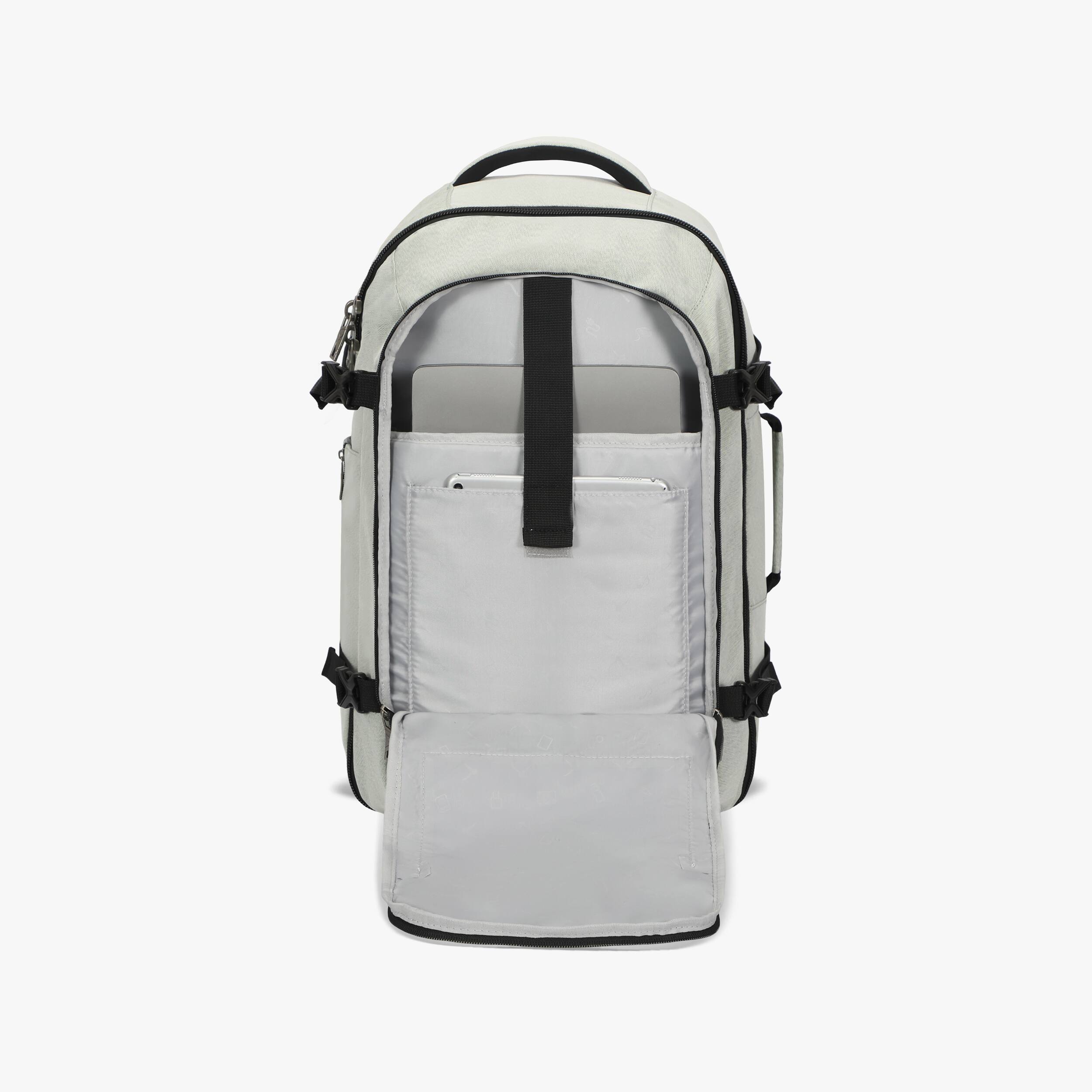 Left. Hynes Eagle - Carry-On Travel Backpack (40L) - Pistachio.