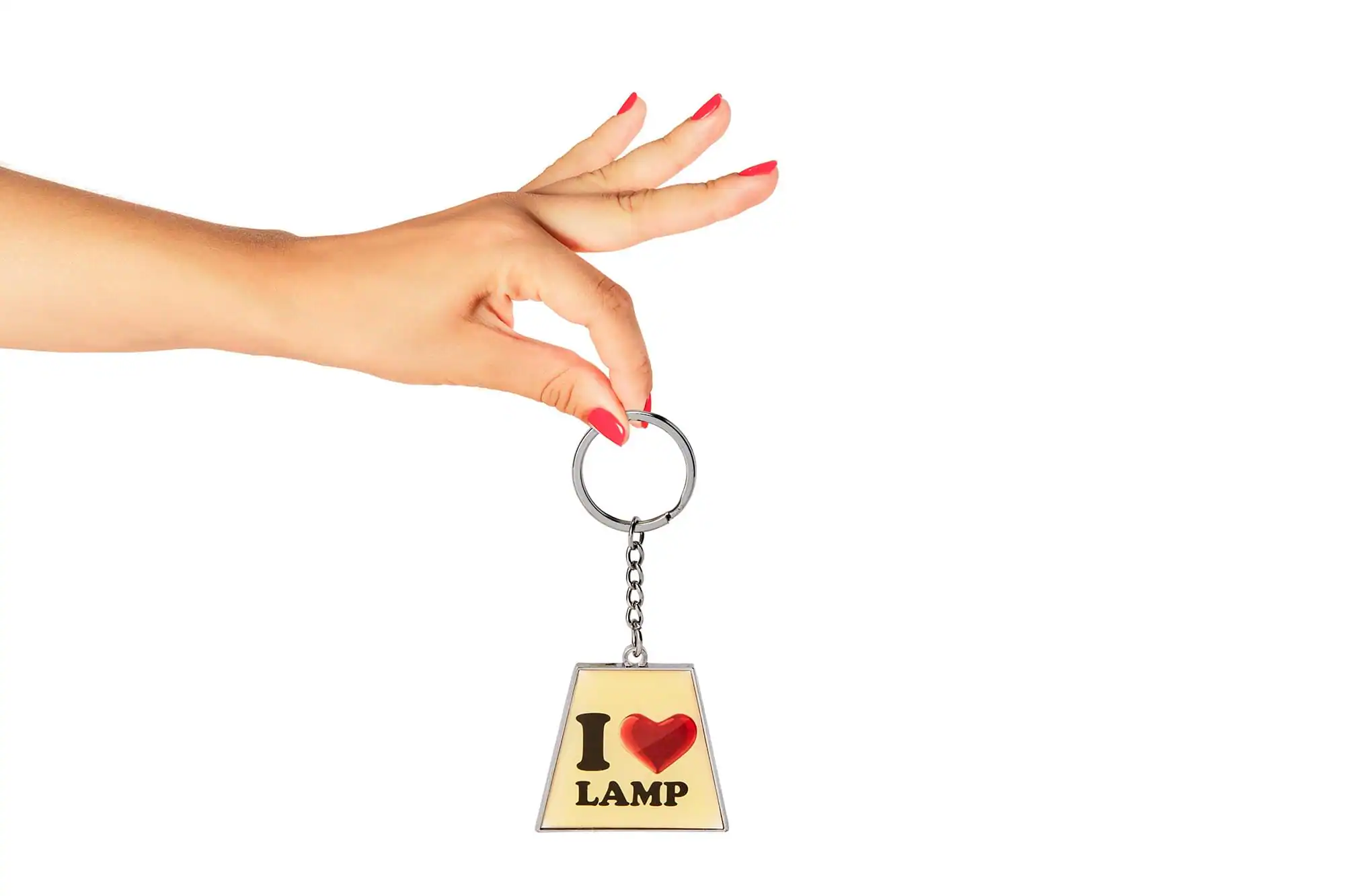 Alt View 3. Seven20 - Anchorman The Legend of Ron Burgundy "I Heart Lamp" Keychain - Red.