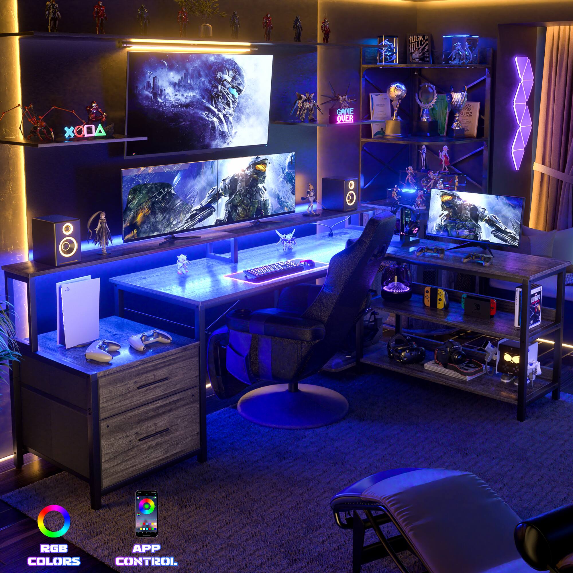 ML ODA GAME OVER  
RGB COLORS APP CONTROL