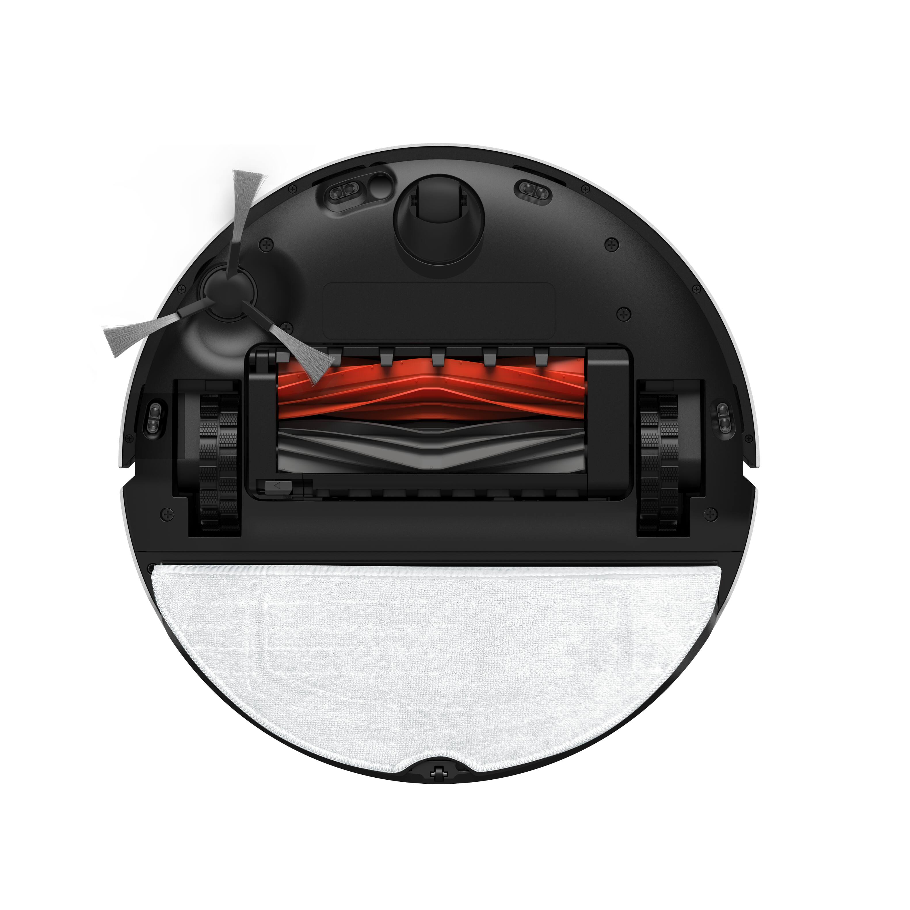 Alt View 6. MOVA - S20 Ultra Robot Vacuum and Mop, 8300Pa Suction,Auto Hot Water Wash & Dry, Self-Empty & Refilling, All-in-One Cleaning - White.