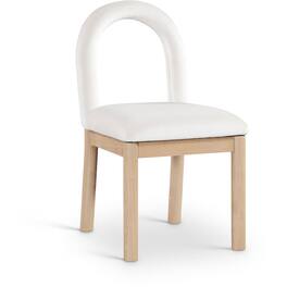 Meridian Furniture - Conrad Cream Velvet Dining Chair - Beige