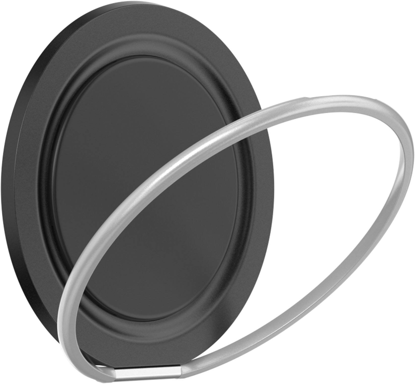 Alt View 12. PopSockets - PopSockets Low-Pro Grip for MagSafe, Ultra-Thin Magnetic Phone Grip with Kick-Out Stand - Black - Black.