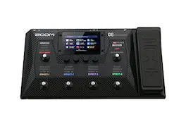 Zoom - G6 Guitar Multi-Effects Processor with Expression Pedal, Touchscreen Interface, 100+ Built in Effects, Amp Modeling