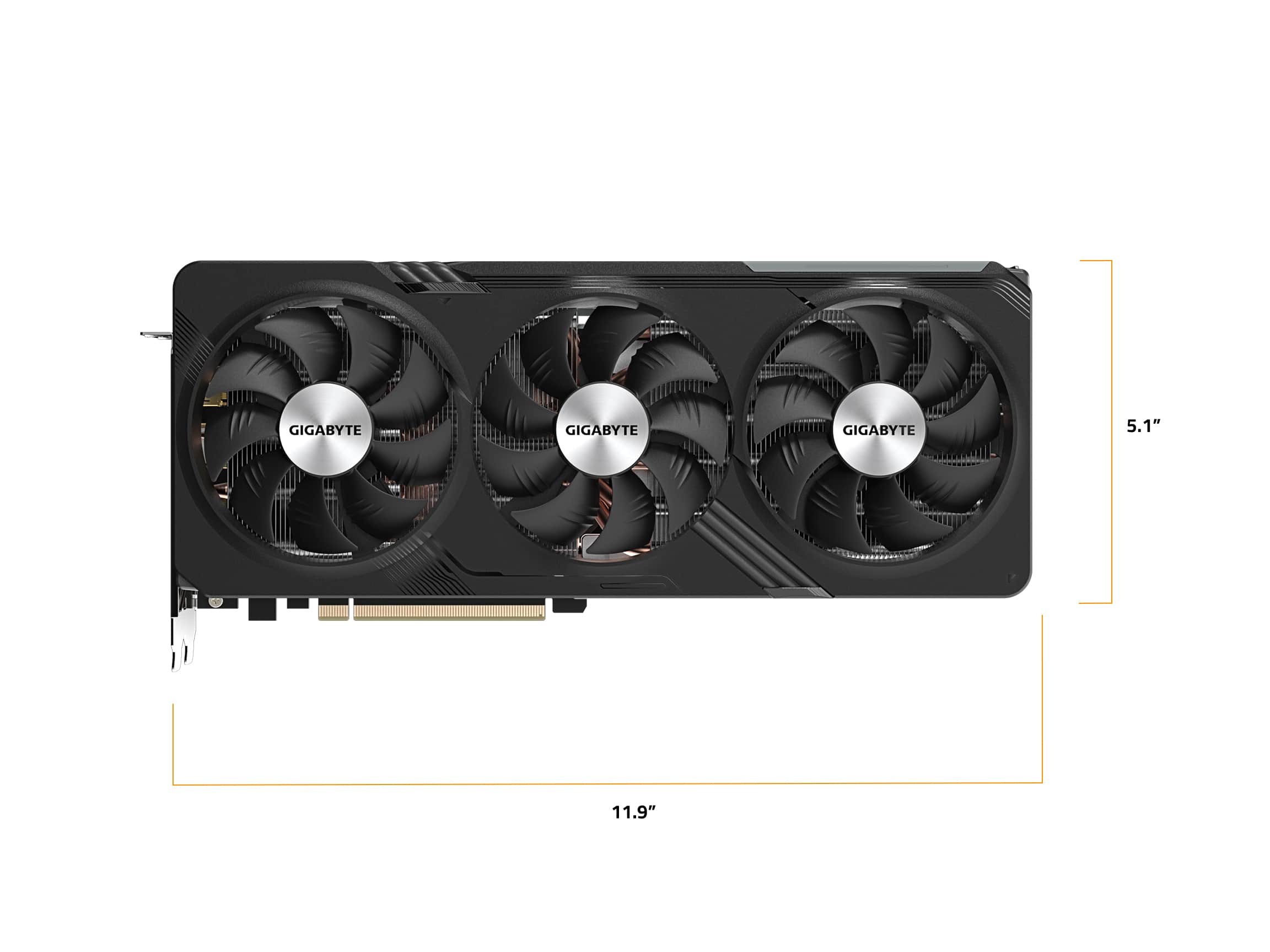 Alt View 18. GIGABYTE - Radeon RX 7800XT GAMING OC 16GB GDDR6 PCI Express 4.0 Graphics Card - Black.