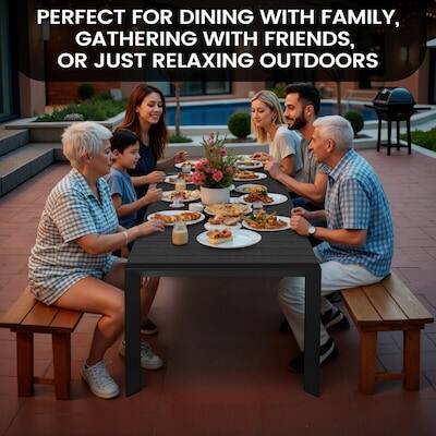 PERFECT FOR DINING WITH FAMILY, GATHERING WITH FRIENDS, OR JUST RELAXING OUTDOORS