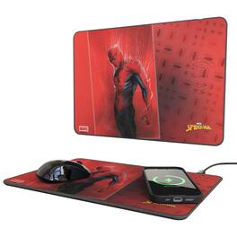 Keyscaper - Marvel Cover Art 15-Watt Wireless Charger and Mouse Pad - Spider-Man 1