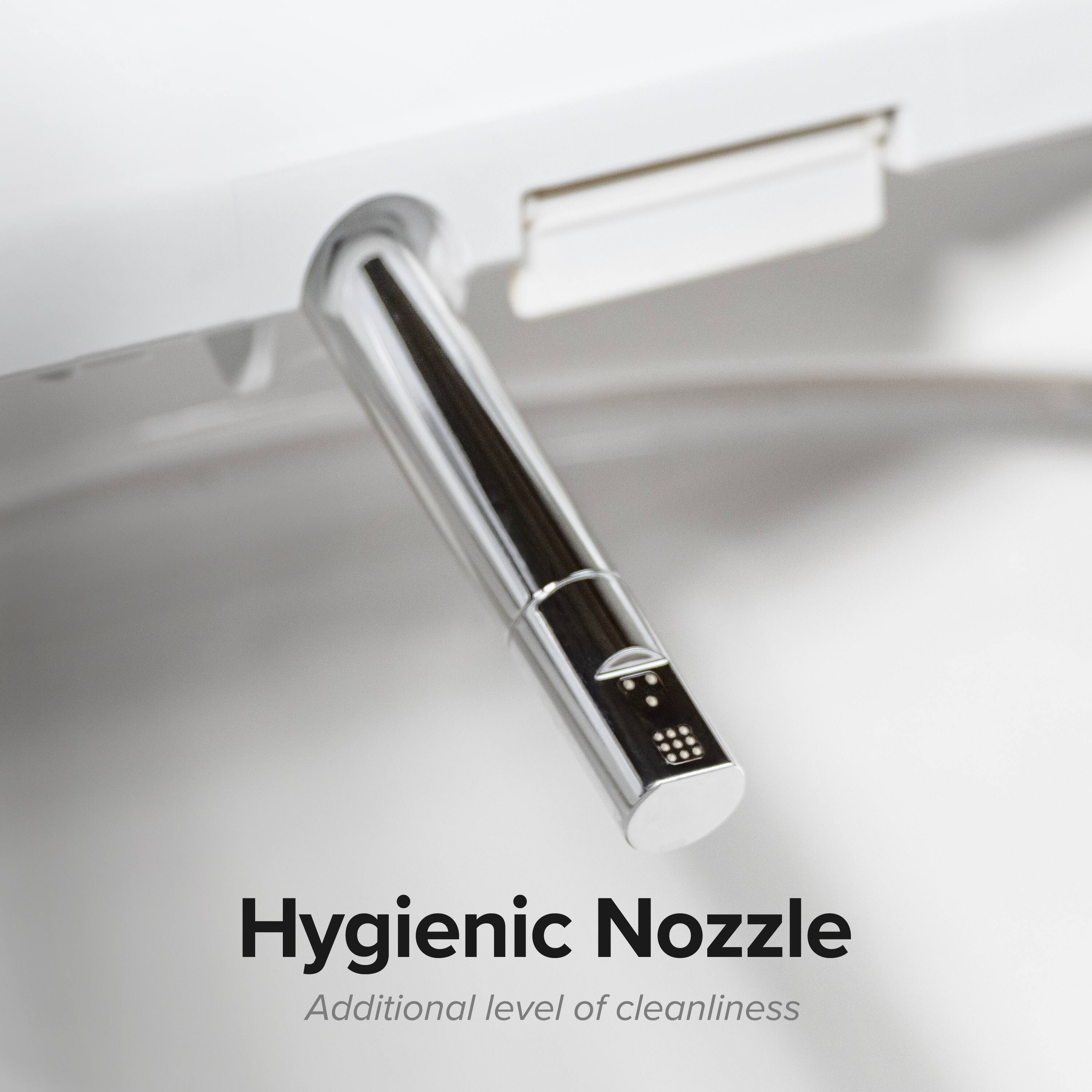 Hygienic Nozzle  
Additional level of cleanliness