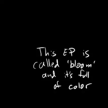 This EP is called 'blom' and it's full of color