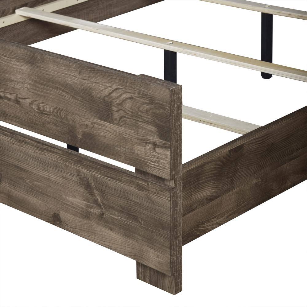 Alt View 1. New Classic Furniture - Misty Lodge - 3/3 Twin Bed - Greige - Gray.