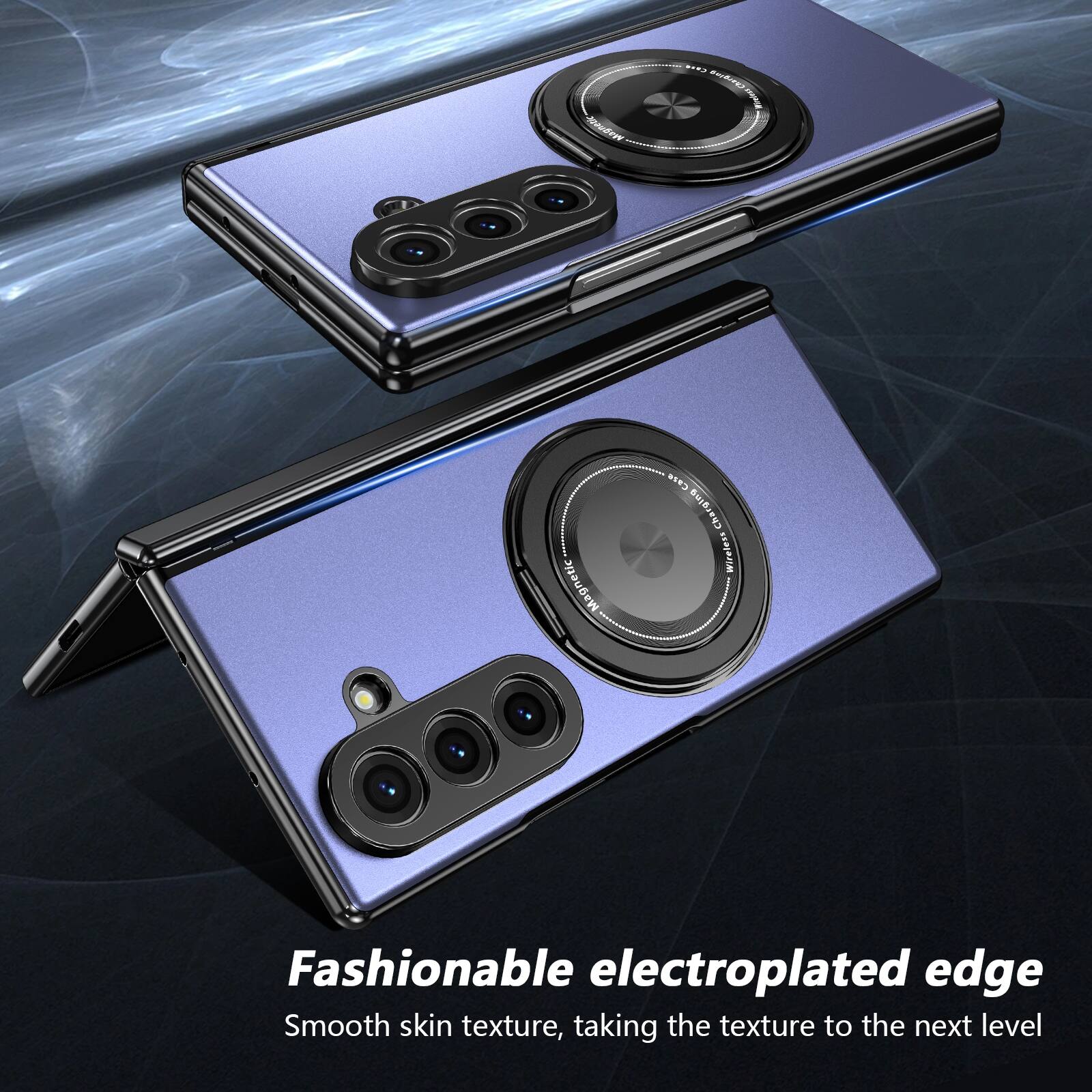 Magnetic C*Fe Charging EP Cha Wireless Fashionable electroplated edge Smooth skin texture, taking the texture to the next level