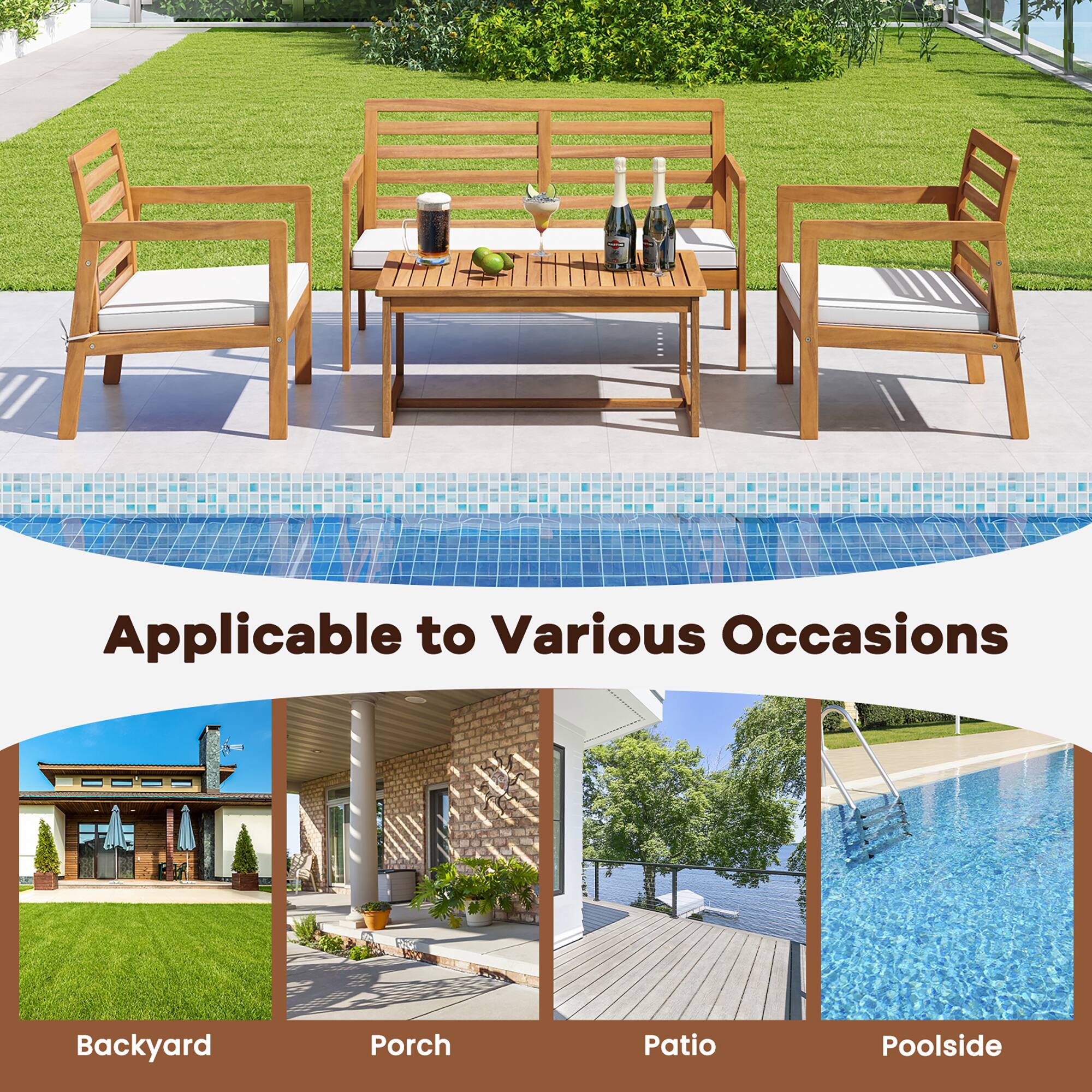 10 Applicable to Various Occasions: Backyard, Porch, Patio, Poolside