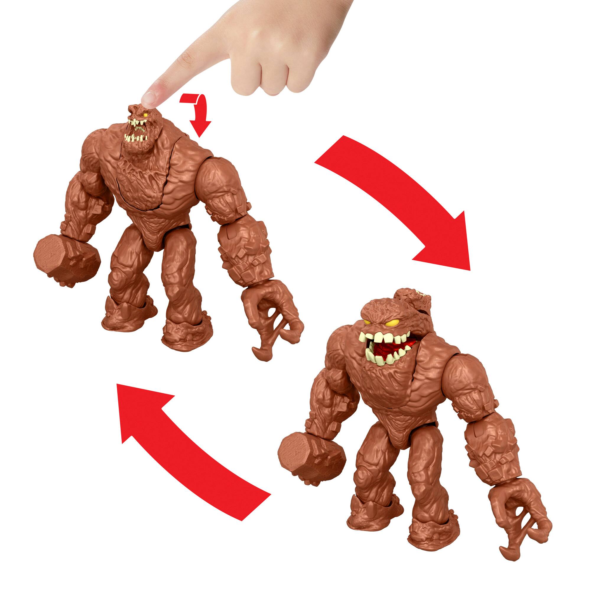 Alt View 3. Mattel - DC 6.5" Batman vs 7.5" Clayface Action Figure (2-Pack).