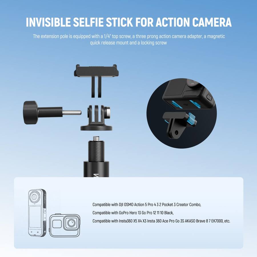 Stickable Camera Neewer 60.5