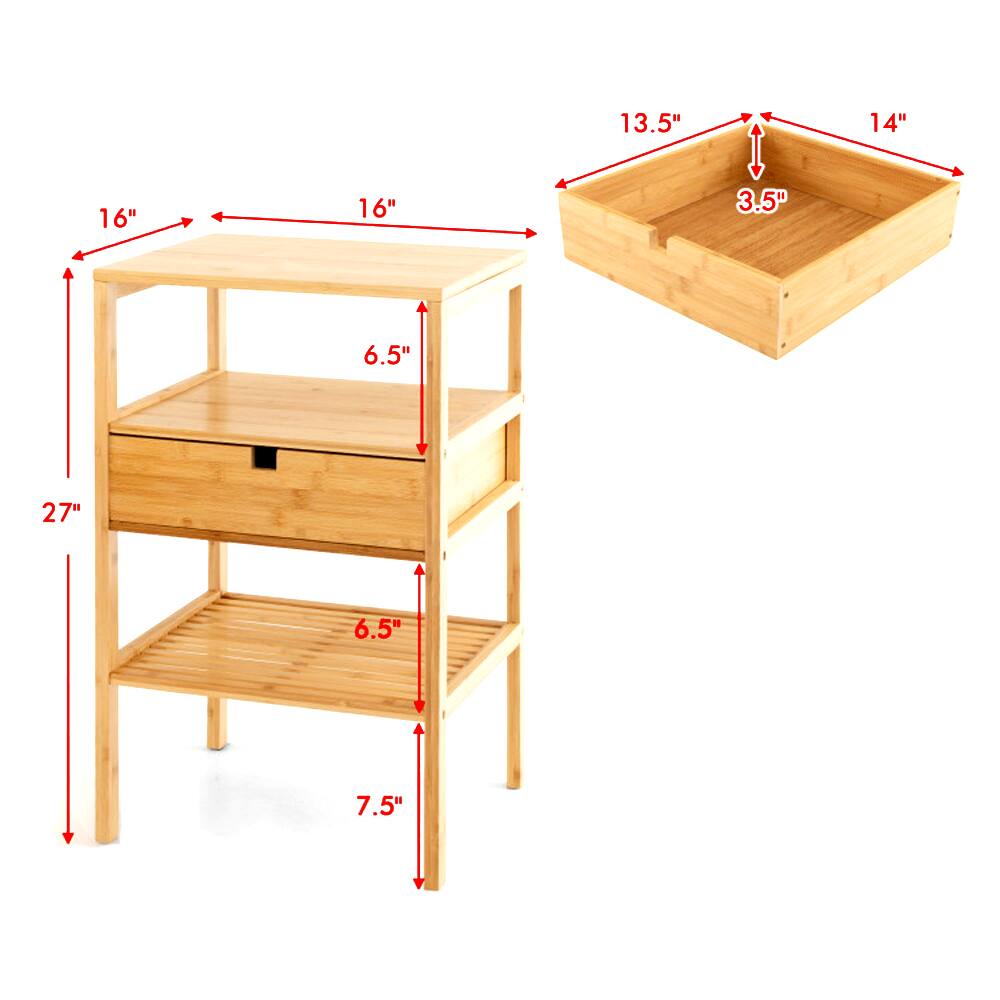 13.5" x 14" x 3.5"  
16" x 16" x 6.5"  
27" x 6.5" x 7.5"
