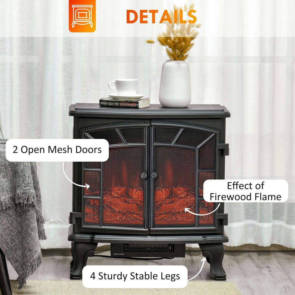 DETAILS

2 Open Mesh Doors

Effect of Firewood Flame

4 Sturdy Stable Legs