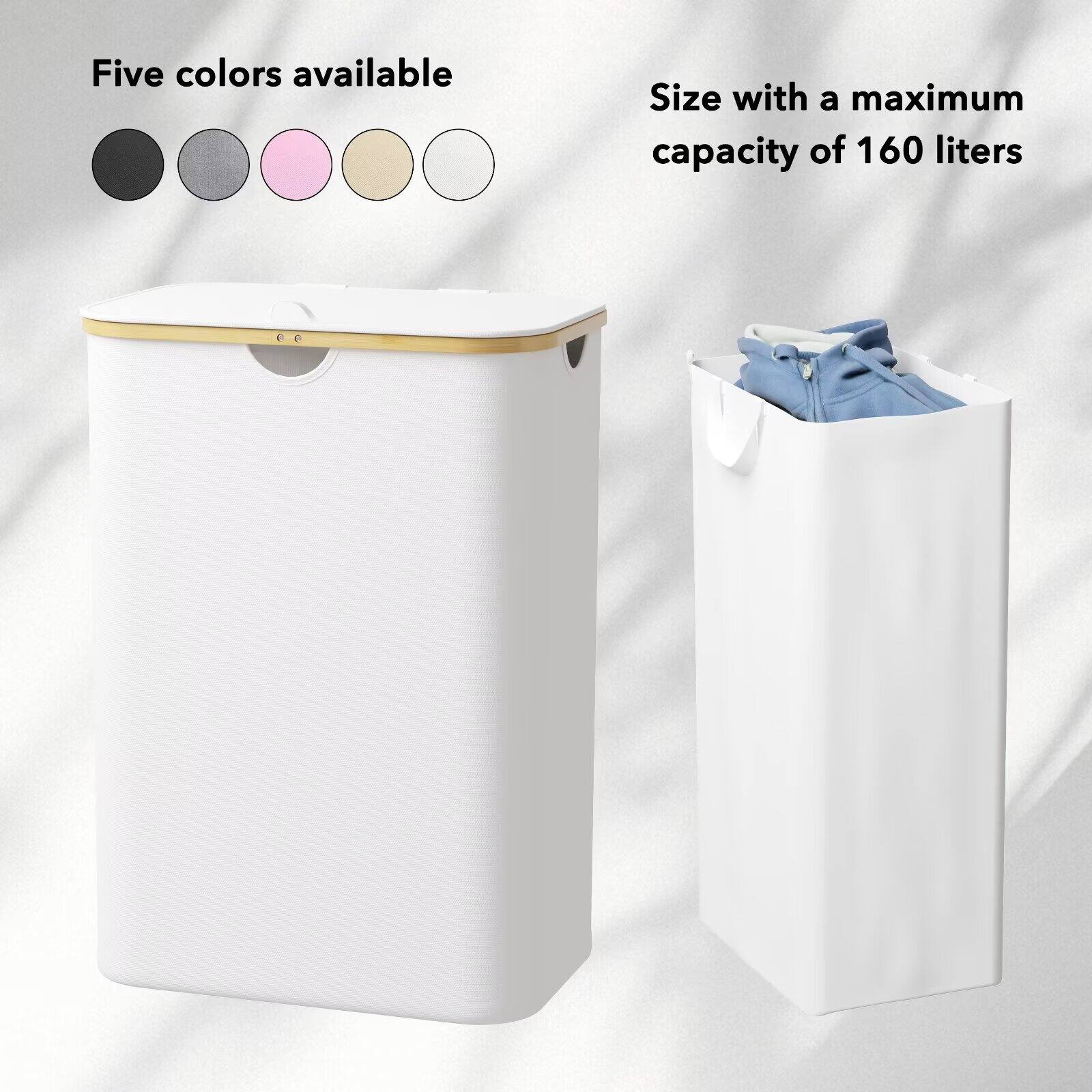 Five colors available

Size with a maximum capacity of 160 liters