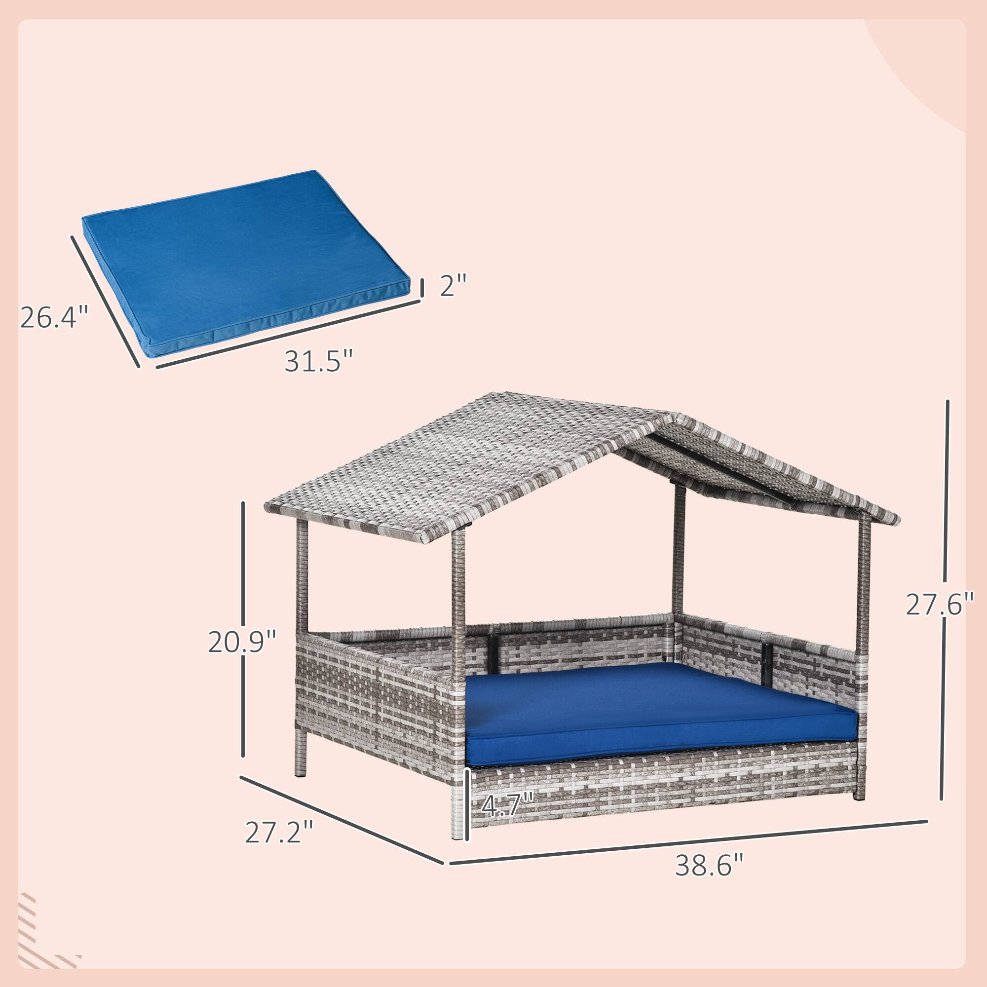 - 26.4" x 31.5" (cushion)
- 20.9" x 27.2" (base)
- 38.6" (width)
- 27.6" (height)
- 2" (cushion thickness)