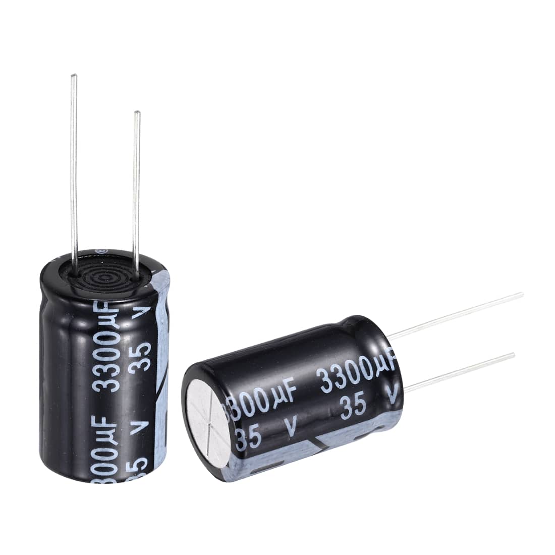 Unique Bargains - 3300uF 35V 16x25mm Electrolytic Capacitor, Radial Leads Aluminum, 10pcs, 105C High Temp for TVs, LCD Monitor, VCD - Black price history on PriceWatchPro