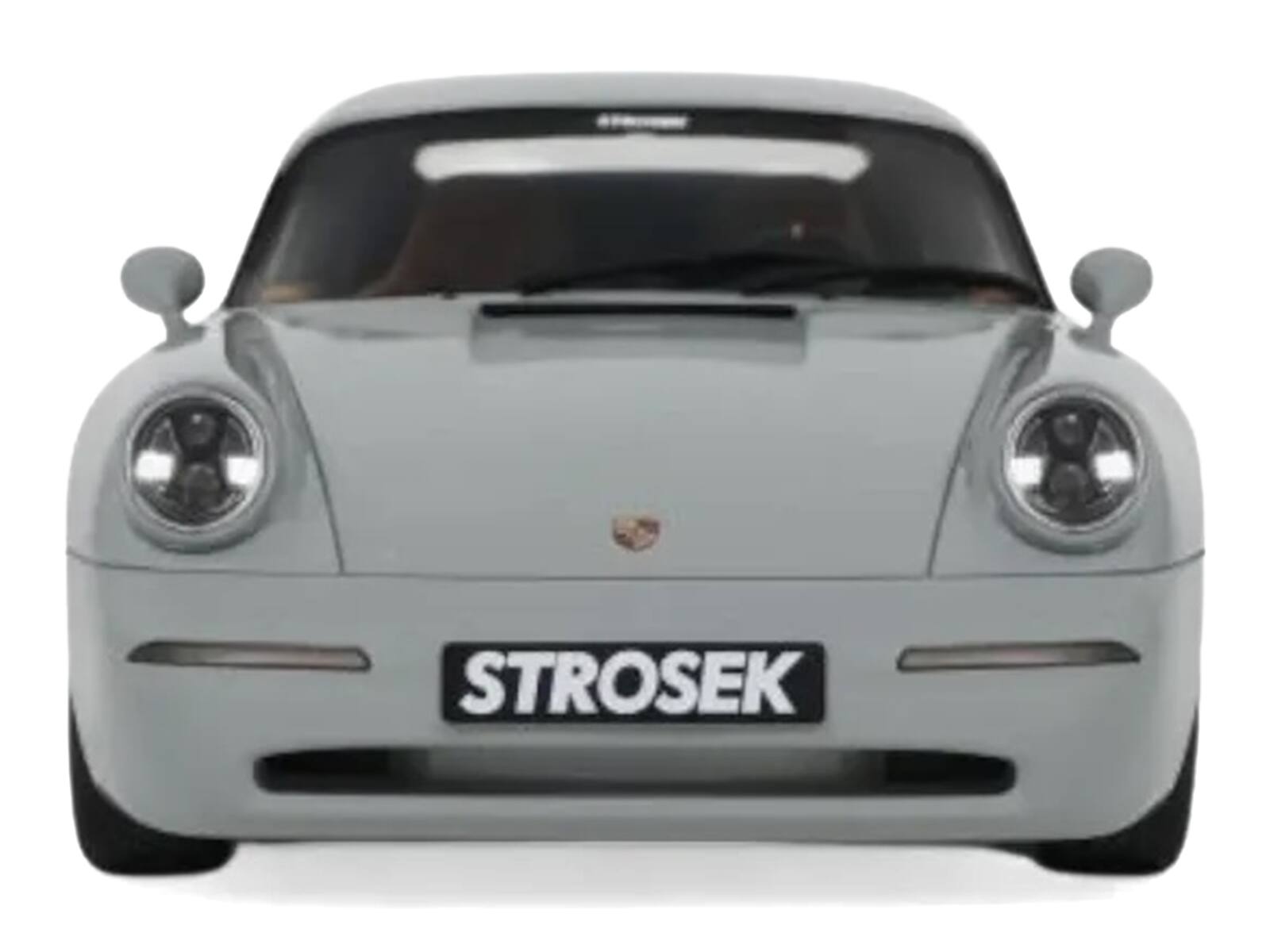 Alt View 4. GT Spirit - 2023 Strosek Mega 30 Speedster (Porsche 911) Classic Gray 1/18 Model Car by GT Spirit.