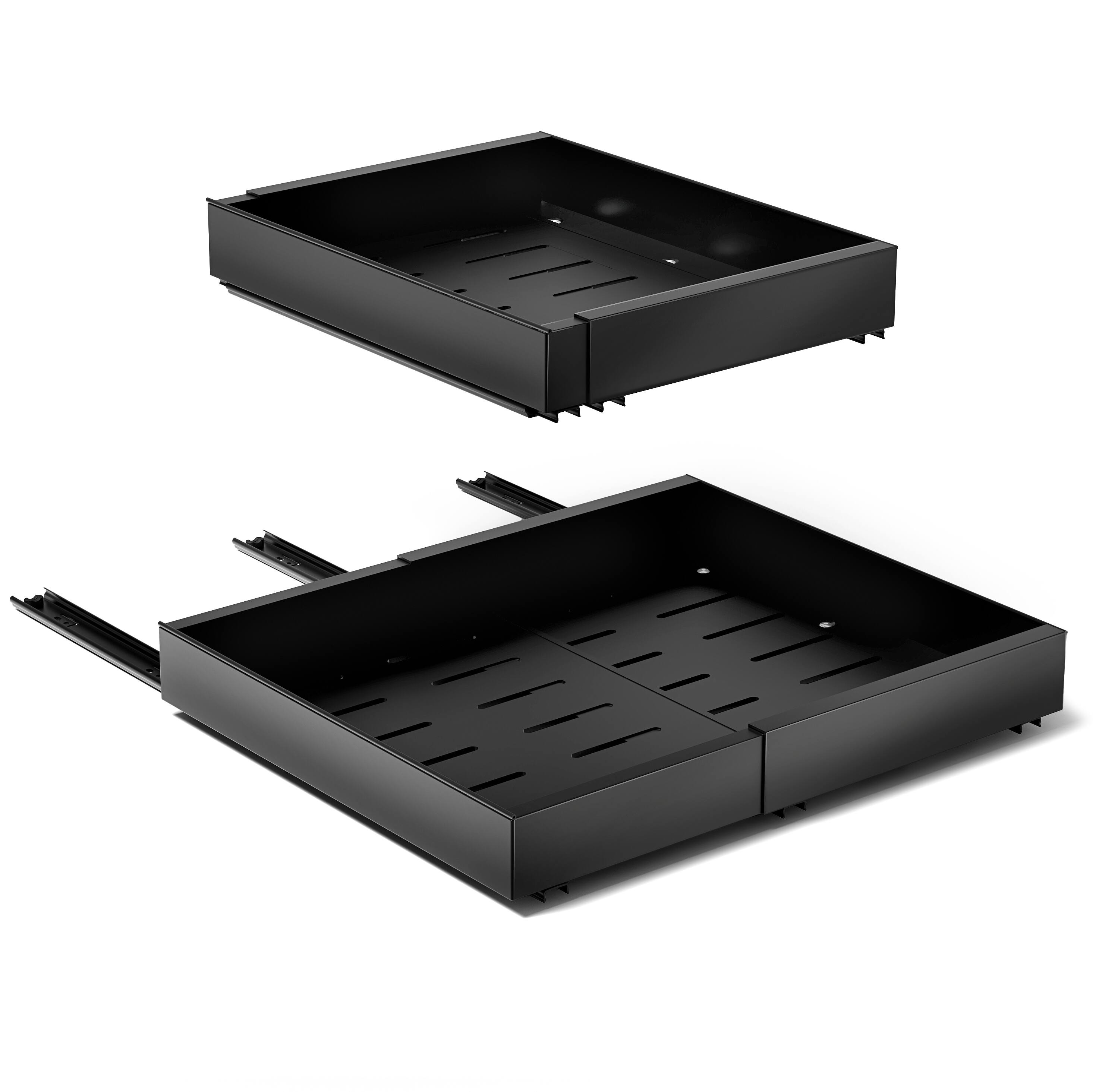 Alt View 4. Sorbus - Sorbus Pull-Out Sliding Storage Rack for Kitchen & Bathroom - Black.