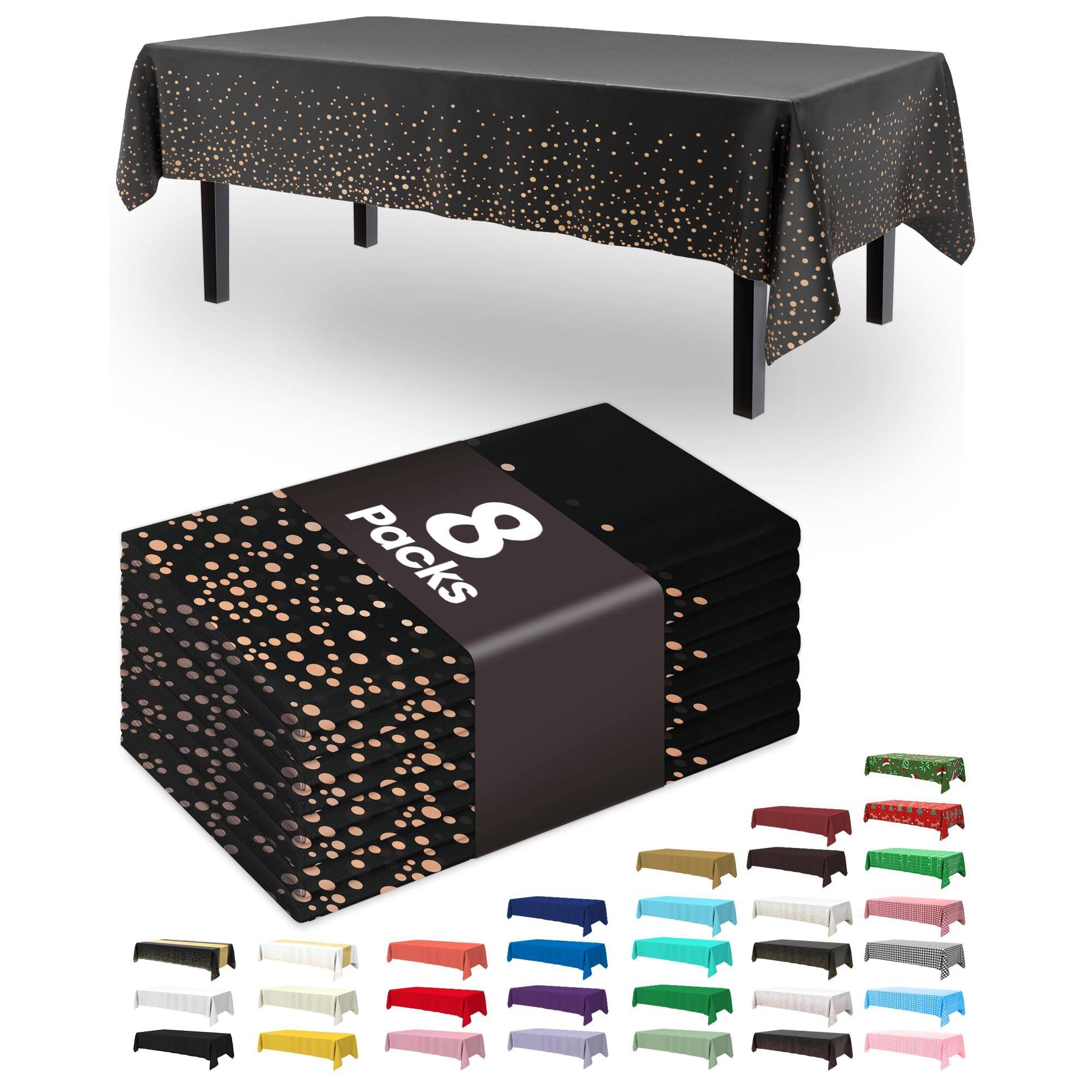 Black and Rosegold-54" X 108" Rectangle