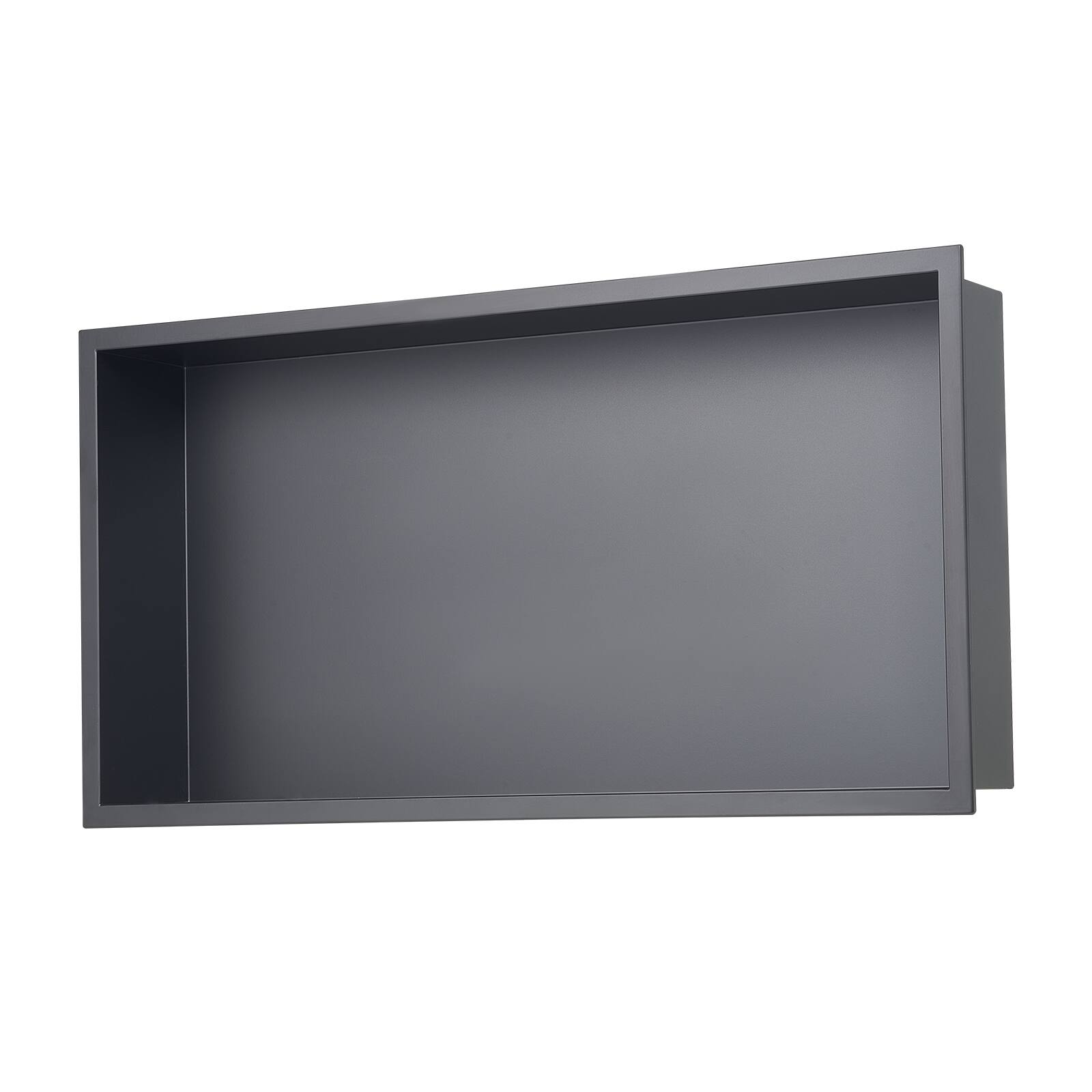 Alt View 5. VEVOR - Shower Niche, 13 x 25 x 4 inch Recessed Wall Niche, Heavy-duty Stainless Steel Modern Soap & Shampoo Storage Organizer - Black.