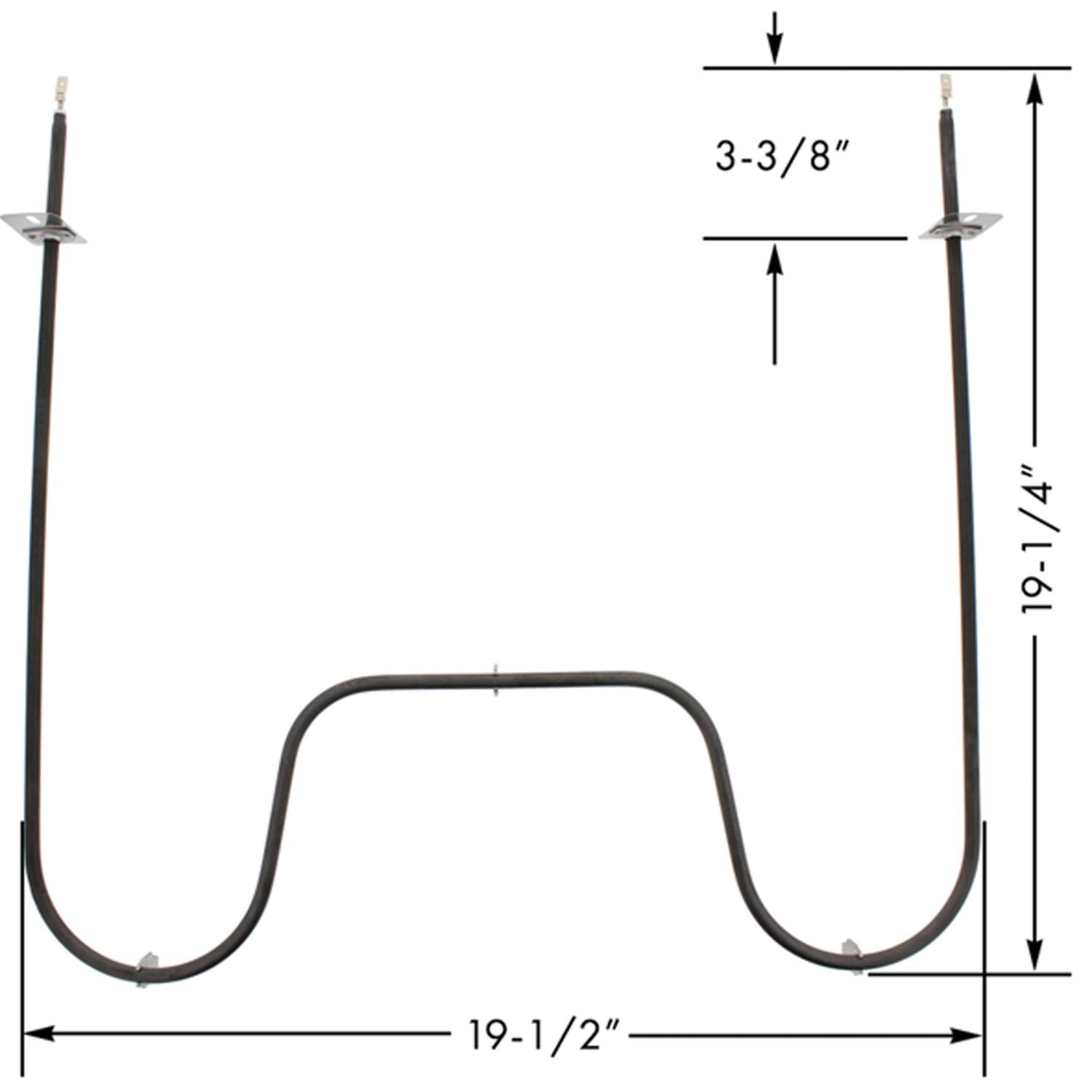 3-3/8"  
19-1/4"  
19-1/2"