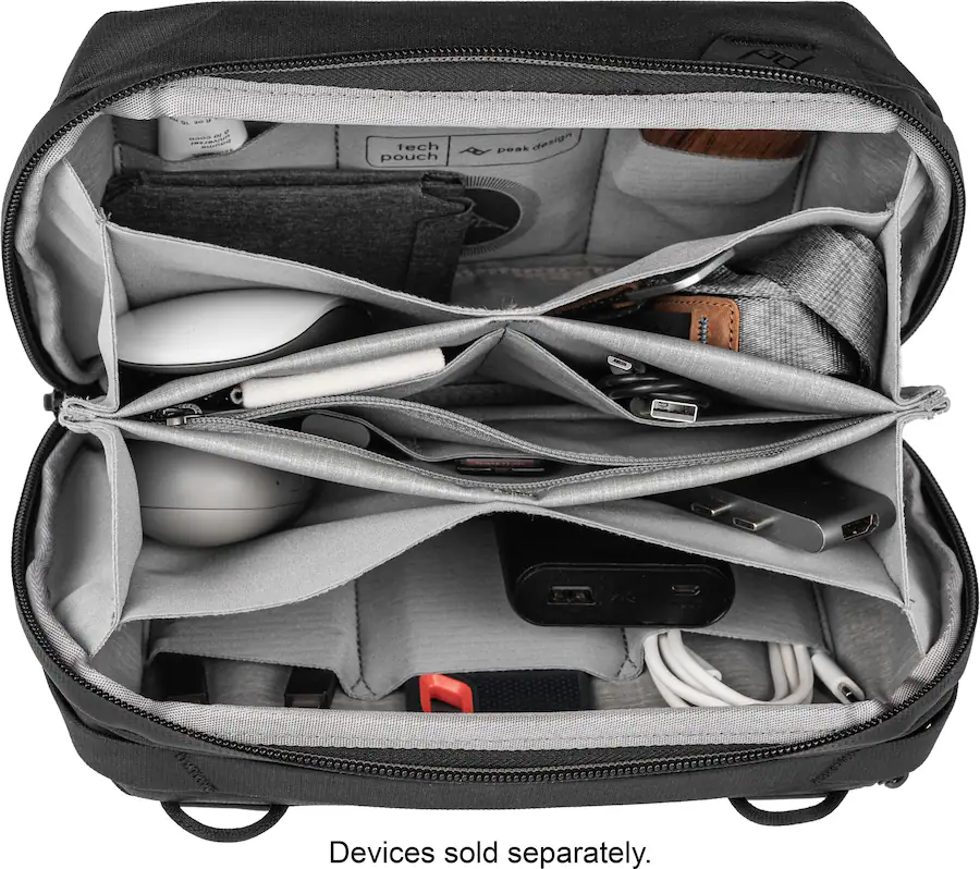 Peak Design Tech Pouch Black BTP-BK-3 Best Buy