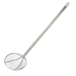 Bayou Classic - 36-Inch Mesh Skimmer, Long Handle Wire Scoop for Stockpots, Silver