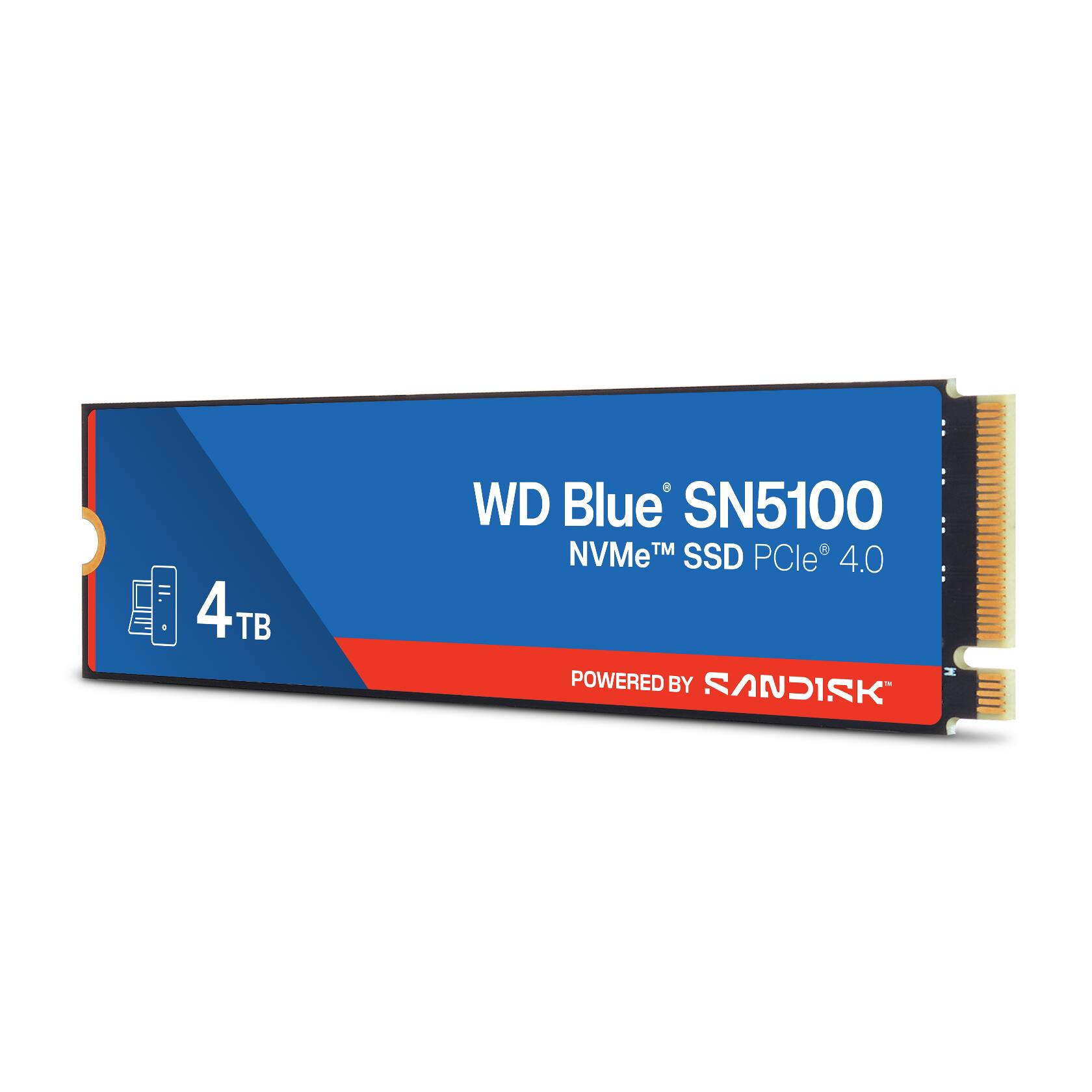 WD Blue SN5100  
4TB  
NVMe™ SSD PCIe® 4.0  
POWERED BY SANDISK