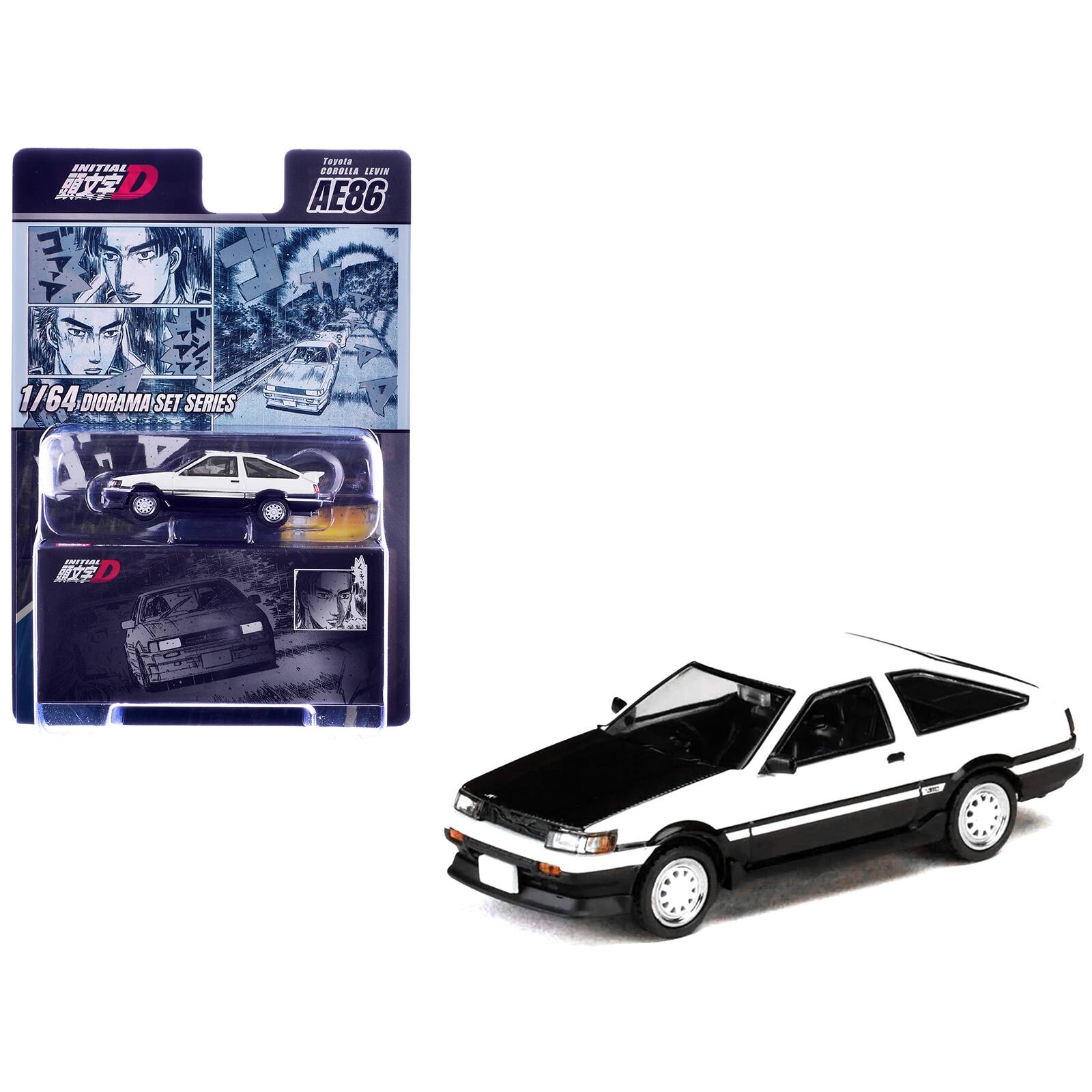 Initial D  
Takumi Fujiwara  
AE86  
1/64 Diorama Set Series