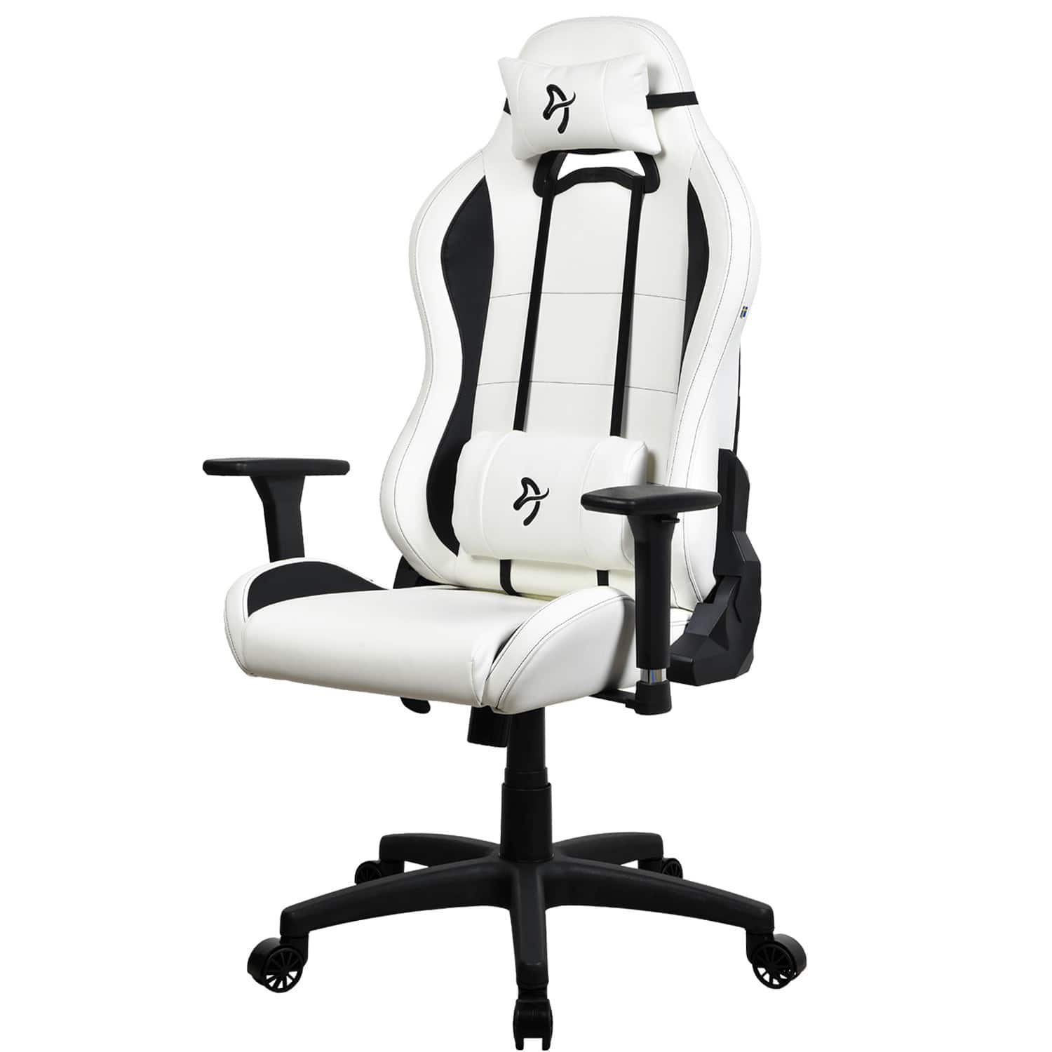 Left. Arozzi - Torretta Soft PU Gaming Chair - White.