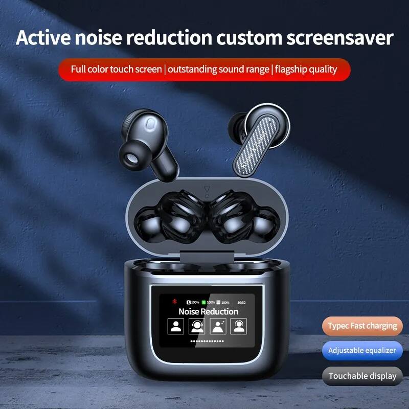 Active noise reduction custom screensaver
Full color touch screen | outstanding sound range | flagship quality
100% | 20:52
Noise Reduction
Typec Fast charging
Adjustable equalizer
Touchable display