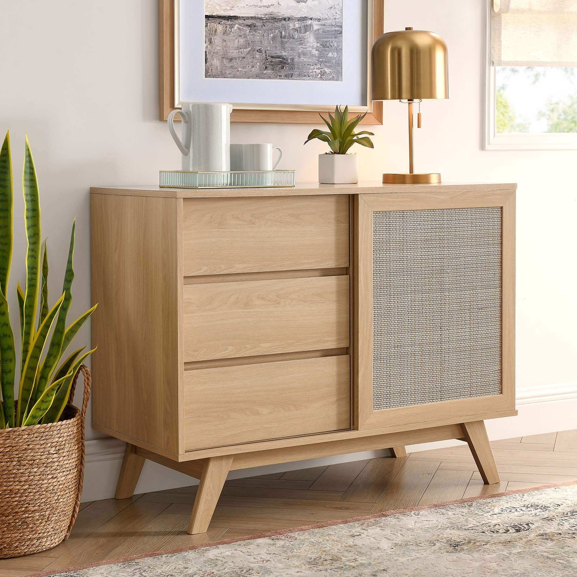 Soma 40" Accent Cabinet by Modway - Oak