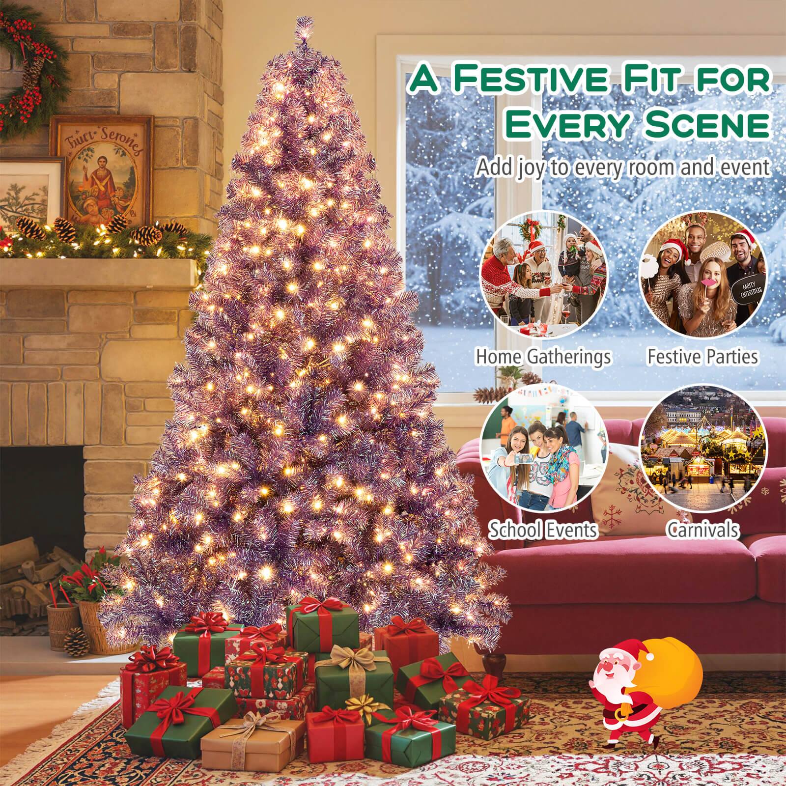 A Festive Fit for Every Scene  
Add joy to every room and event  

Home Gatherings  
Festive Parties  
School Events  
Carnivals
