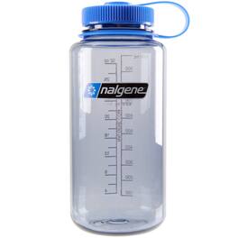 Nalgene - Sustain 32 oz. Wide Mouth Water Bottle - Gray/Blue