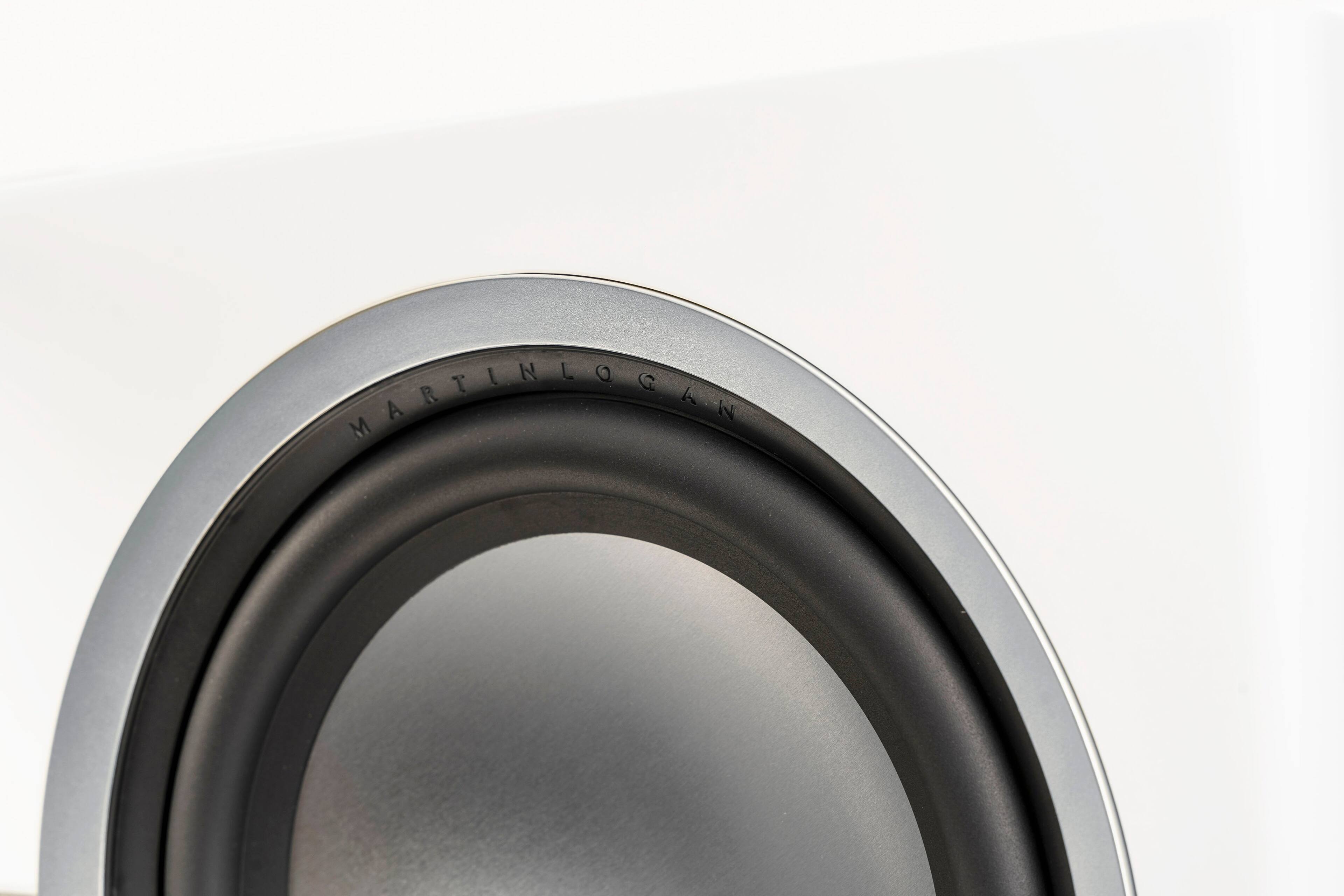 Alt View 18. MartinLogan - Dynamo 10, 10” Sealed, Powered Subwoofer, with Magnitude MT-1kW Amplifier, Sub Control App, and Wireless Built-In - Satin White.