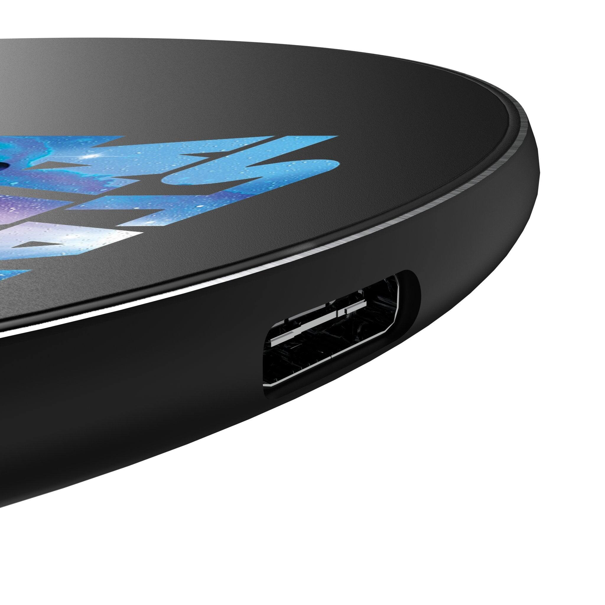 Left. Keyscaper - Star Wars: A New Hope Portrait Collage 15-Watt Wireless Charger - Yoda.