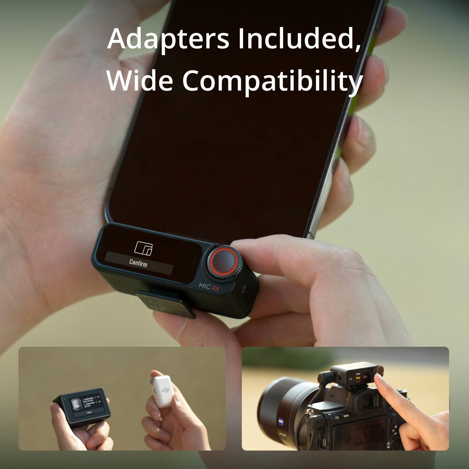 Adapters Included, Wide Compatibility