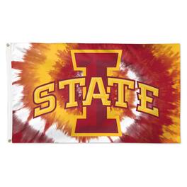 WinCraft - Iowa State Cyclones 3' x 5' Tie-Dye Deluxe Single-Sided Flag - Multicolor