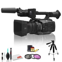 Panasonic - AG-UX180 4K Premium Professional Camcorder - Deluxe Bundle - Deluxe Kit