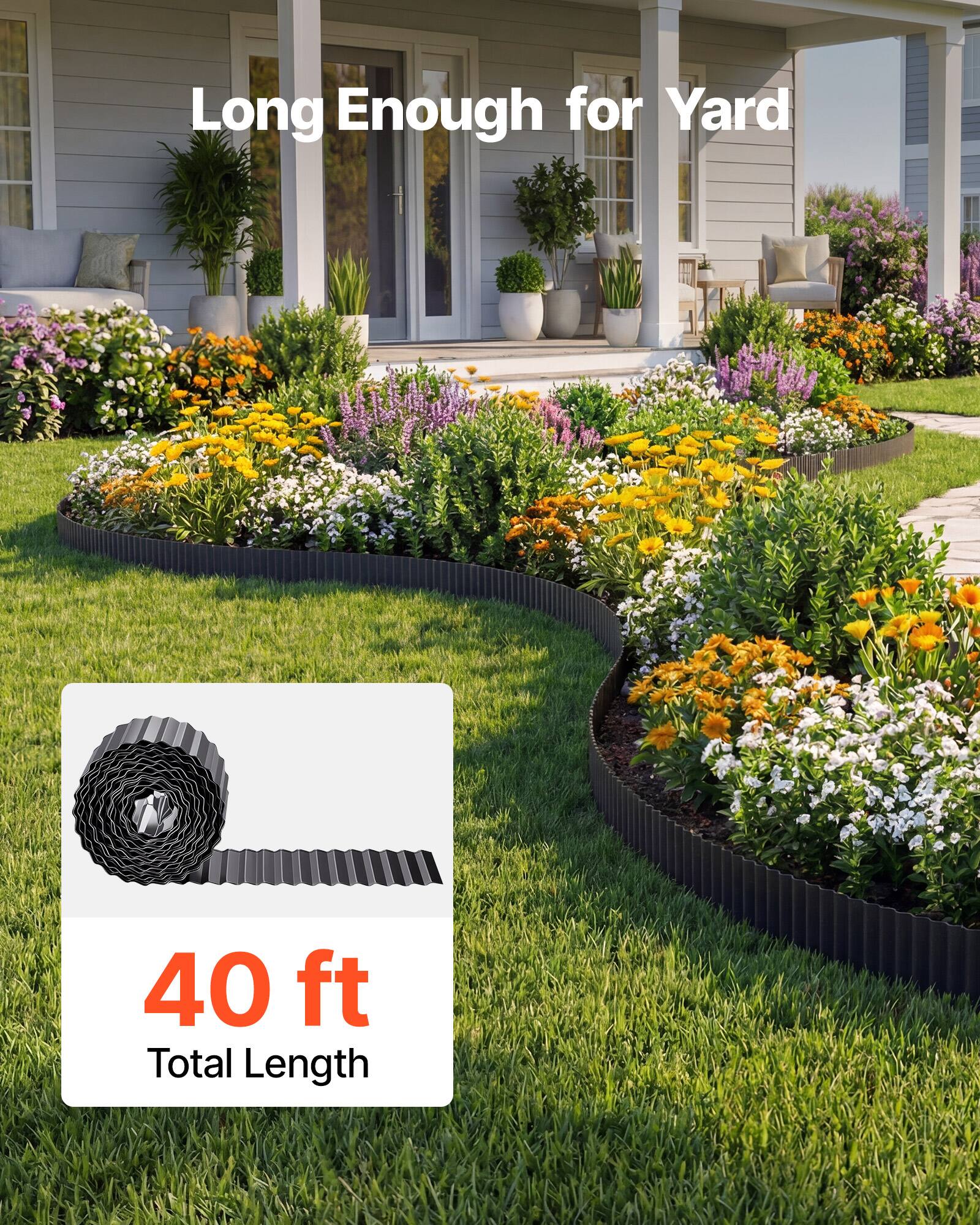 Long Enough for Yard  
40 ft Total Length