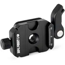 3 Legged Thing - Lever/Twist Clamp Universal Adapter wo/Plate to convert to Arca, with Arca Base Blk/Blk