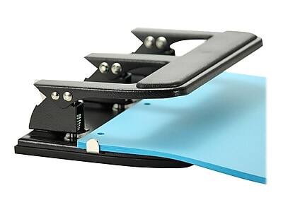 Alt View 3. Officemate - Heavy Duty  3-Hole Punch with Padded Handle, 40 Sheet Capacity, Black - Black.