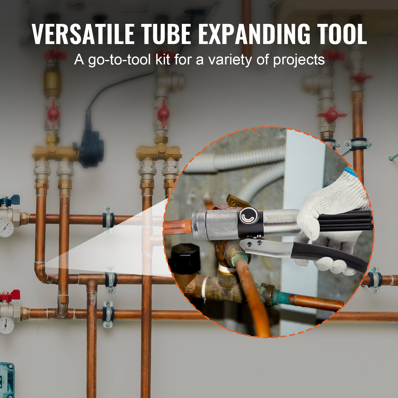 VERSATILE TUBE EXPANDING TOOL  
A go-to-tool kit for a variety of projects
