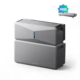Anker - SOLIX E10 Whole-Home Backup System w/ Free Metal Pad, 10kW Turbo Output, Installation Required (6144 Wh Capacity)