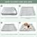 HOW TO OPEN THE DOG BED
01 Remove it from the compressed package
02 Hold one end and shake the dog bed to expand it
03 Leave it to wait for 24 hours for fluffing
04 Once fluffed, you can let your pet enjoy it