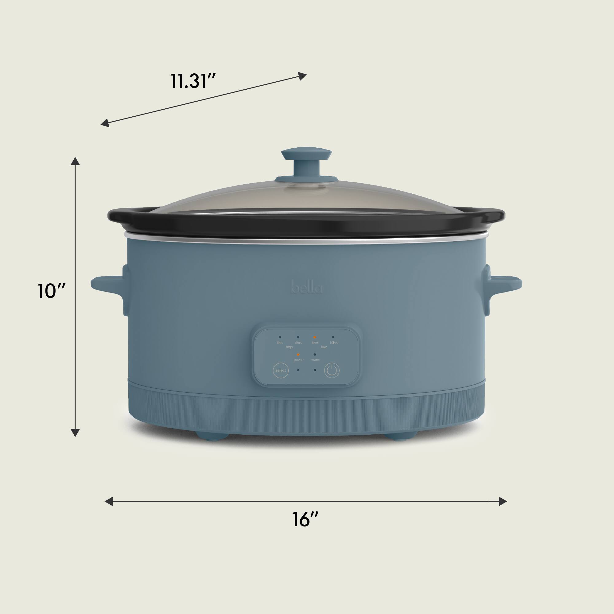 11.31"  
10"  
bella  
16"