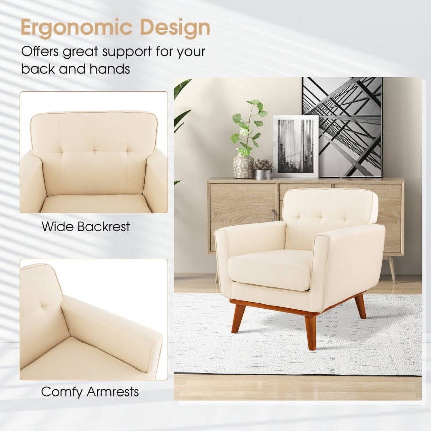 Ergonomic Design  
Offers great support for your back and hands  

Wide Backrest  

Comfy Armrests